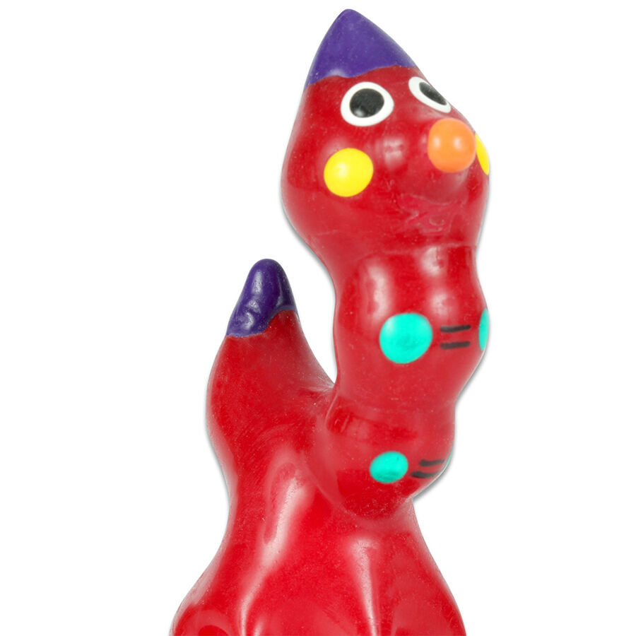 Preservativo decorativo CONDOMERIE Gusano em látex, pintado à mão