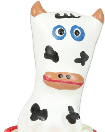 Preservativo decorativo CONDOMERIE pintado à mão com motivo de vaca, modelo 1.