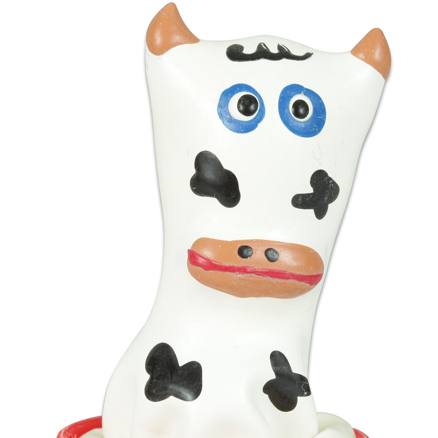 Preservativo decorativo CONDOMERIE pintado à mão com motivo de vaca, modelo 1.