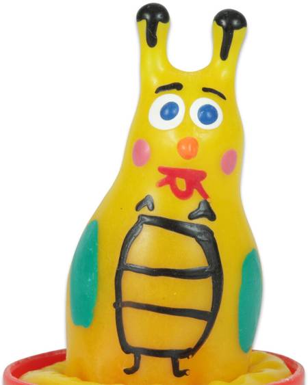 Preservativo decorativo CONDOMERIE em látex natural, pintado à mão com motivo de abelha