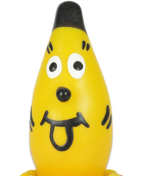 Preservativo decorativo CONDOMERIE com design de banana, pintado à mão