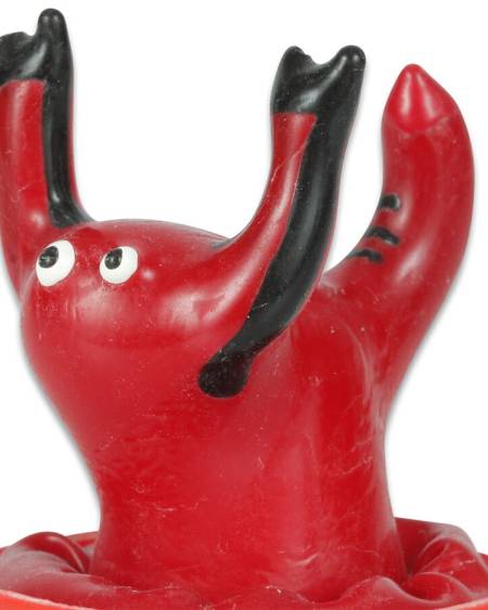 Preservativo decorativo CONDOMERIE Escorpião vermelho, pintado à mão