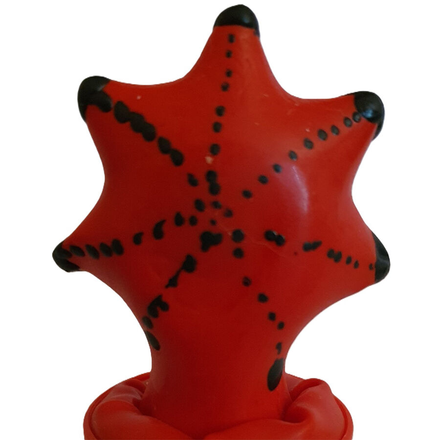 Preservativo decorativo CONDOMERIE com motivo de estrela-do-mar pintado à mão