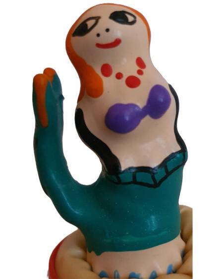 Preservativo decorativo CONDOMERIE Sereia, pintado à mão