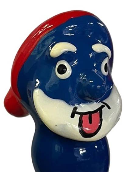 Preservativo decorativo azul Abuelo da CONDOMERIE, pintado à mão