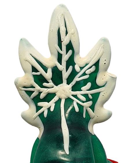 Preservativo decorativo CONDOMERIE Cannabis modelo 2, pintado à mão
