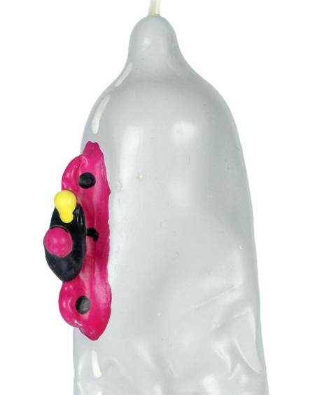 Preservativo decorativo CONDOMERIE Moto XL pintado à mão