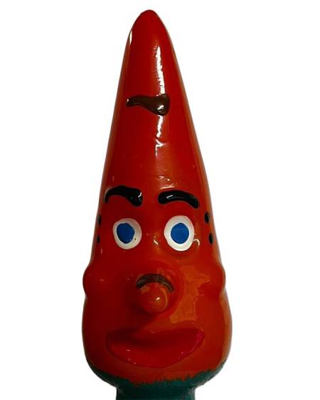 Preservativo decorativo CONDOMERIE XL pintado à mão com motivo de cenoura