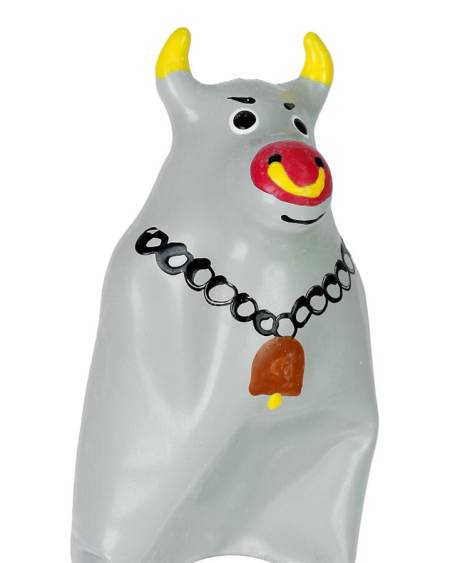 Preservativo decorativo CONDOMERIE Toro Gris XL pintado à mão
