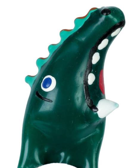Preservativo decorativo CONDOMERIE XL pintado à mão com motivo de crocodilo