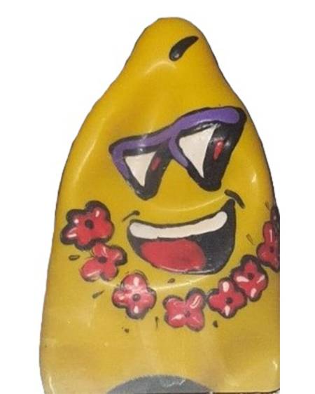 Preservativo decorativo CONDOMERIE Friki Tiki XL pintado à mão