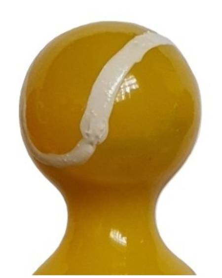 Preservativo decorativo CONDOMERIE pintado à mão com motivo de bola de ténis