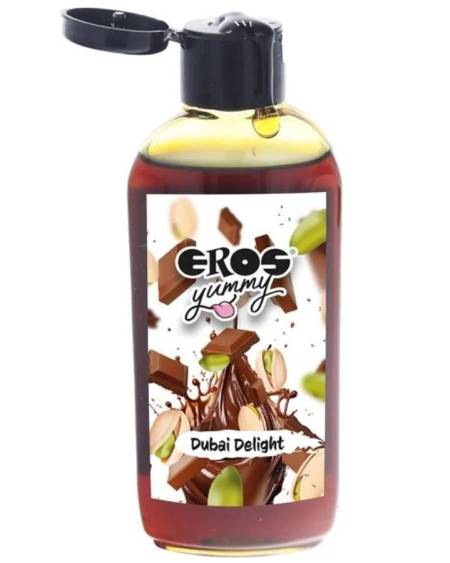 Lubrificante EROS Yummy Dubai Delight com sabor a pistácio e chocolate, 100 ml
