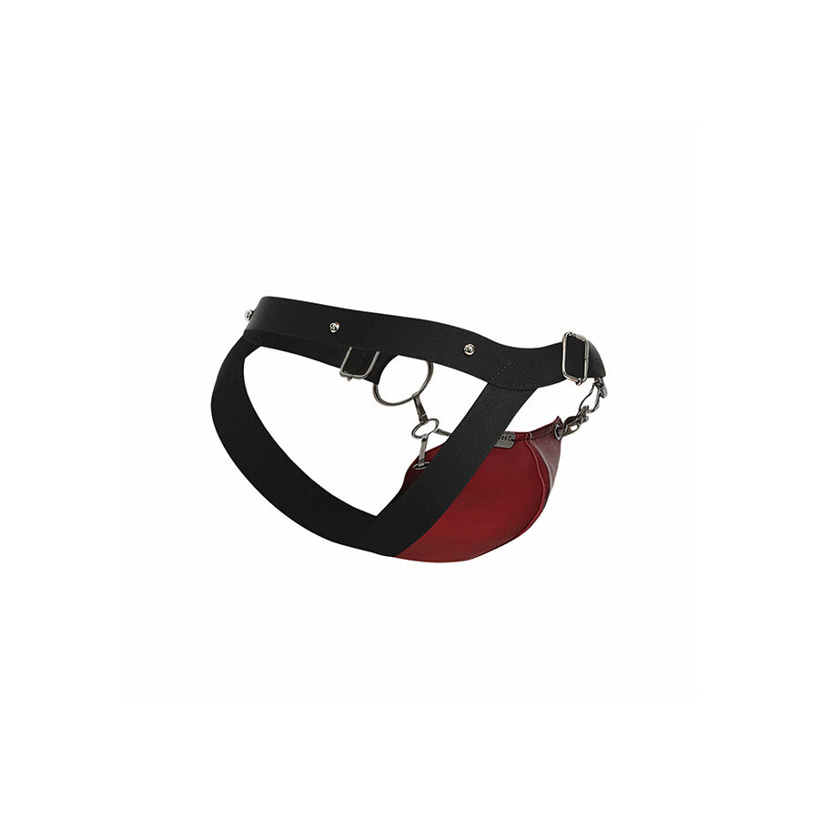 MOB - DNGEON JOCKSTRAP A PRESIÓN ROJO TALLA ÚNICA