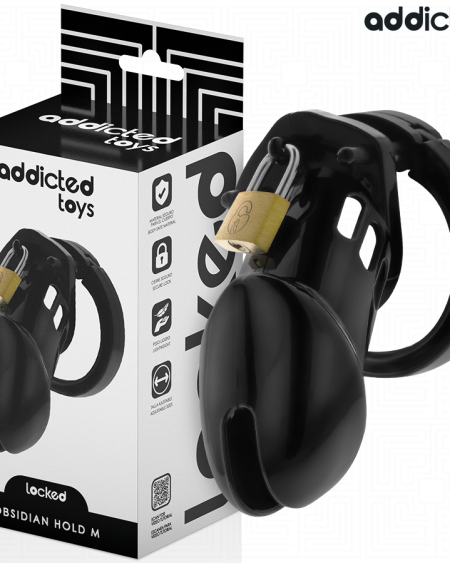ADDICTED TOYS LOCKED - OBSIDIAN HOLD JAULA PARA PENE TALLA M