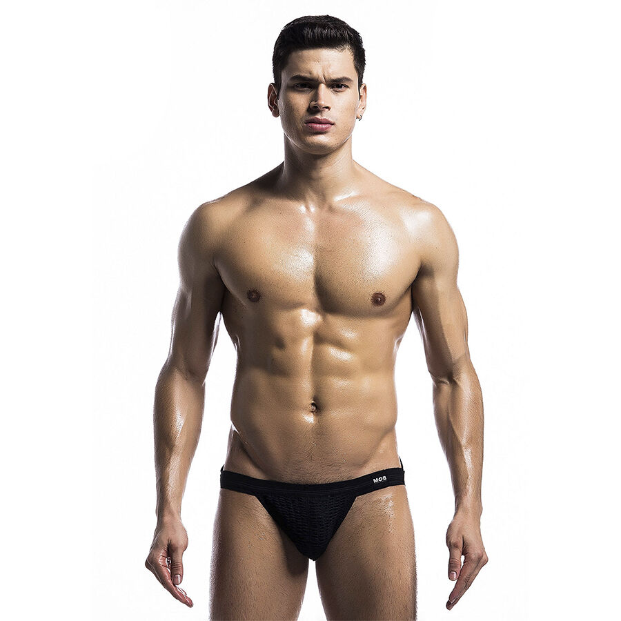 MOB – Jockstrap de banho fetichista preto - XL