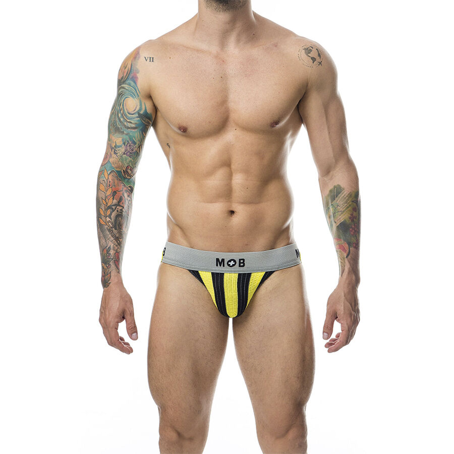 MOB - JOCK CLASICO STRIPE AMARILLO TALLA S - M