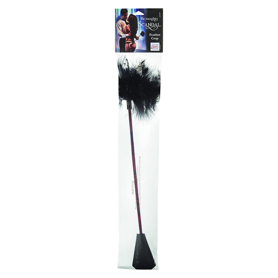 CALEXOTICS - SCANDAL FUSTA DE PLUMAS NEGRAS