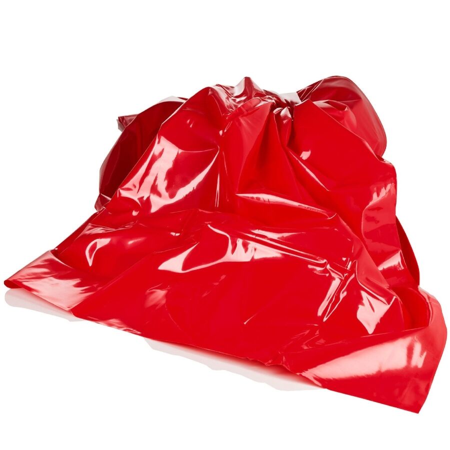 Lençol erótico vermelho Scandal da CALEXOTICS, em PVC, com 2,03 m