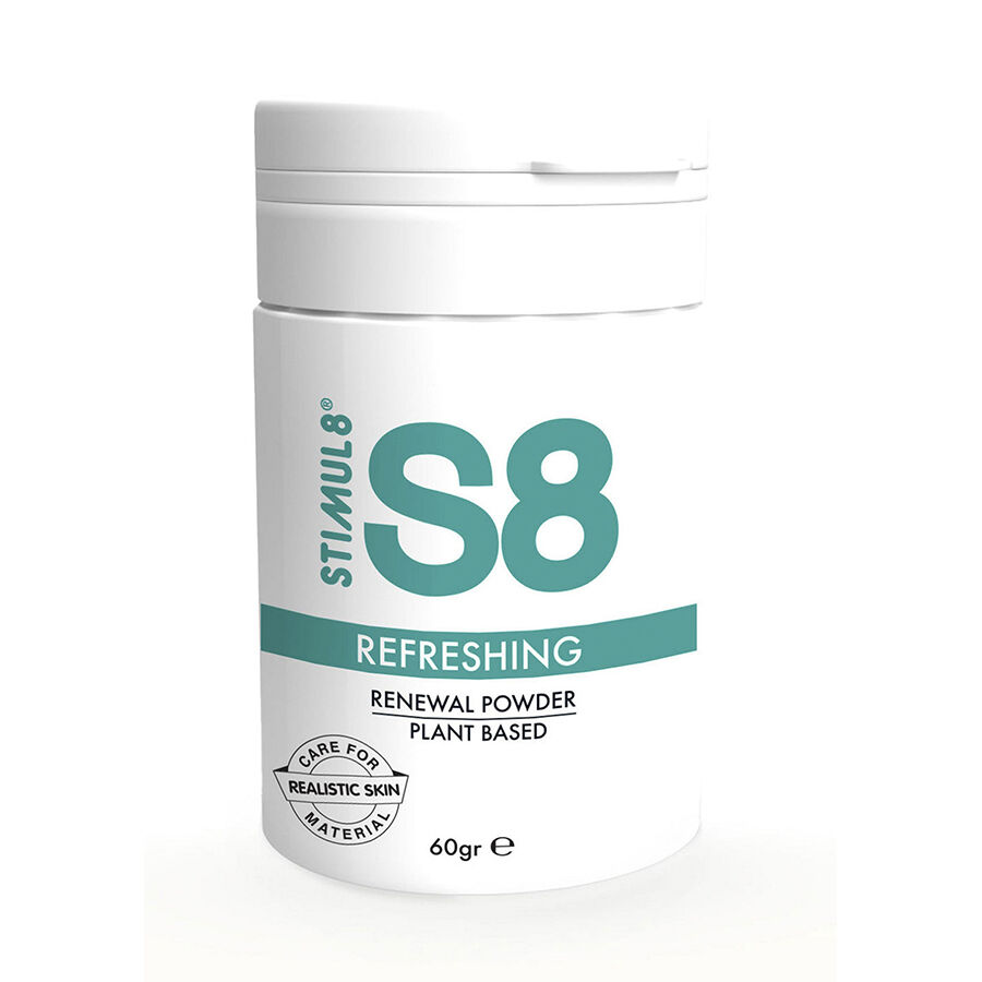 Pó renovador natural refrescante STIMUL8 S8, 60 g