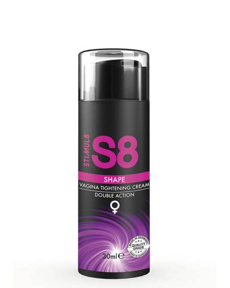 Creme vaginal reafirmante STIMUL8 S8 Shape, embalagem de 30 ml