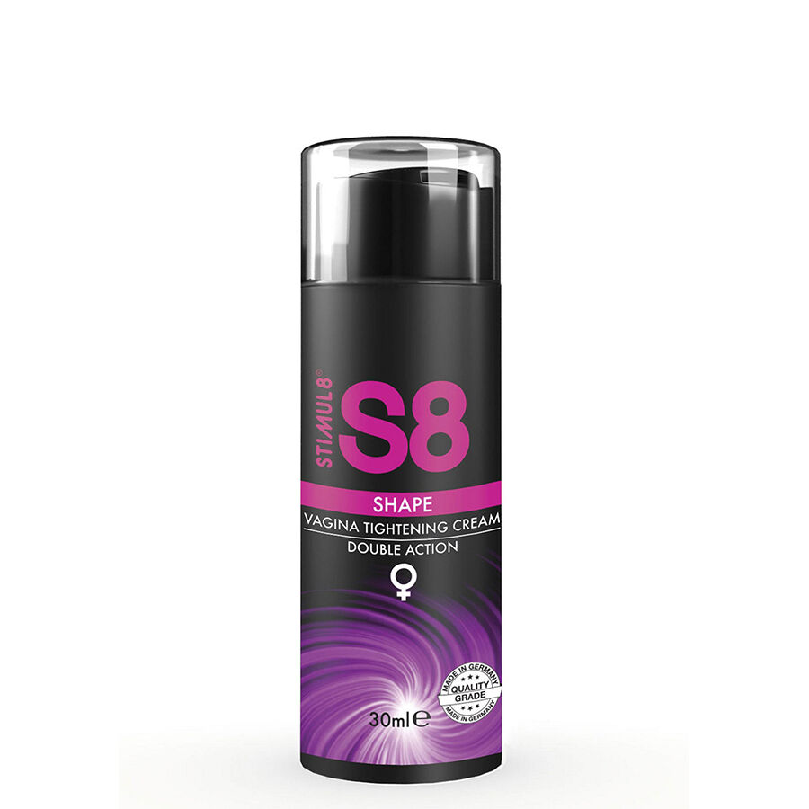 Creme vaginal reafirmante STIMUL8 S8 Shape, embalagem de 30 ml