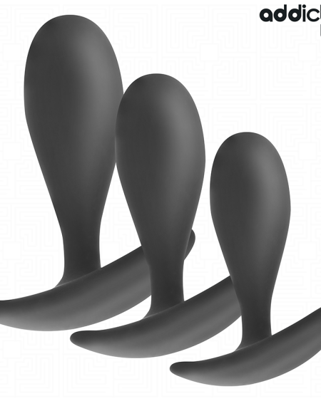 Conjunto ADDICTED TOYS Modelo 2 com três plugs anais de silicone