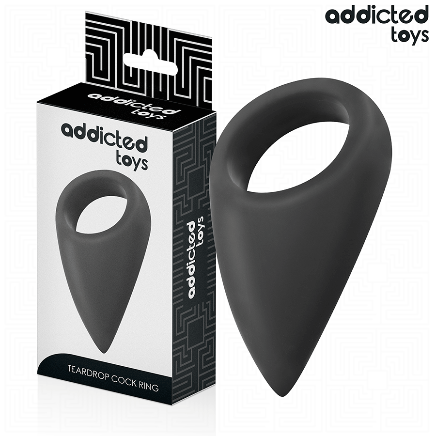 ADDICTED TOYS - ANILLO CON FORMA DE LÁGRIMA PARA EL PENE