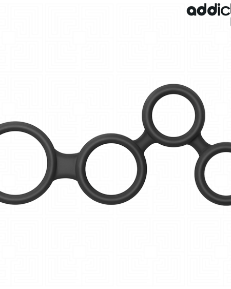 Anel peniano ADDICTED TOYS com divisores para os testículos