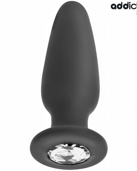 Plug anal de silicone ADDICTED TOYS com joia decorativa na base