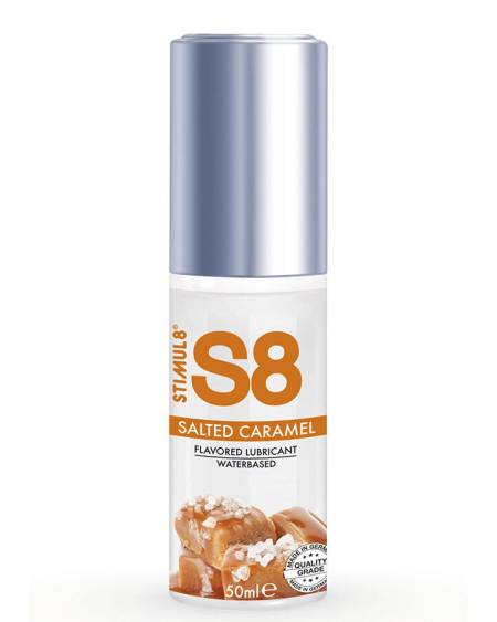 Lubrificante STIMUL8 S8 com sabor a caramelo salgado