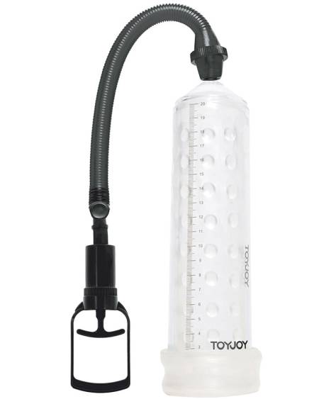 Bomba de sucção para pénis TOYJOY Power com capa transparente e régua centimétrica