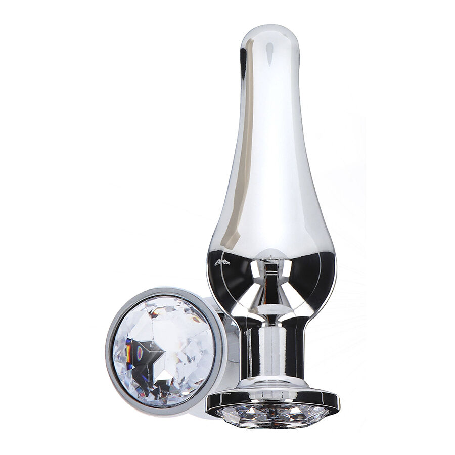 Plug anal pequeno Diamond Bum Bijou da TOYJOY, com joia prateada na base