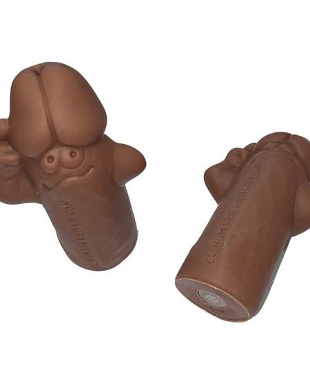 Apito DIABLO PICANTE com forma caricatural de pénis, em tom mulato