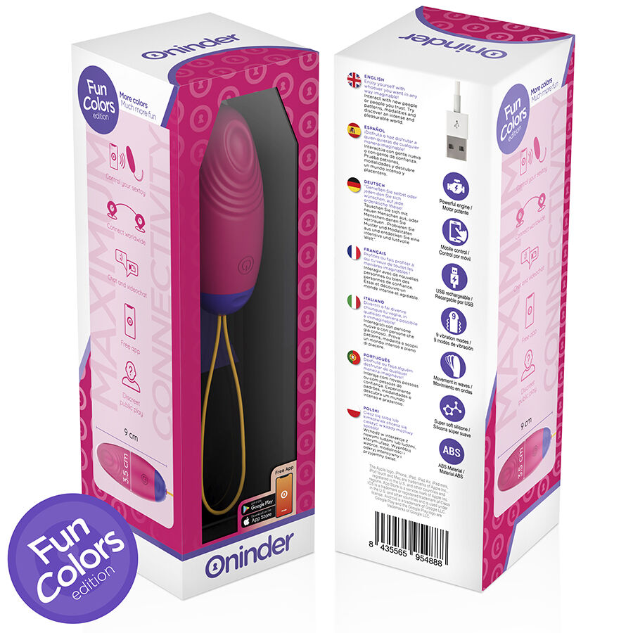 ONINDER CUTE - LOVE PLEASURE HUEVO VIBRO-WAVE TAPPING SILICONA - APP MUNDIAL GRATUITA