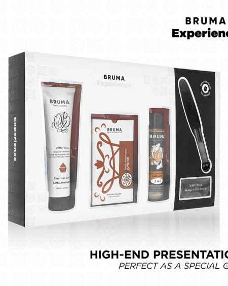 Kit de massagem BRUMA XPERIENCE com tema Tarte americana