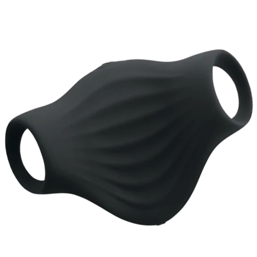 ROCKS- OFF - PALM MASTURBADOR VIBRADOR FLEXIBLE NEGRO