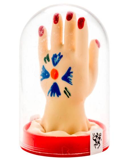Preservativo decorativo CONDOMERIE, modelo Palma da mão 1, pintado à mão
