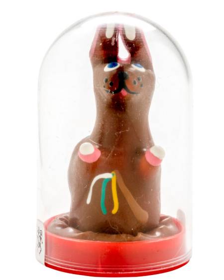 Preservativo decorativo CONDOMERIE pintado à mão com motivo de coelhinho da Páscoa