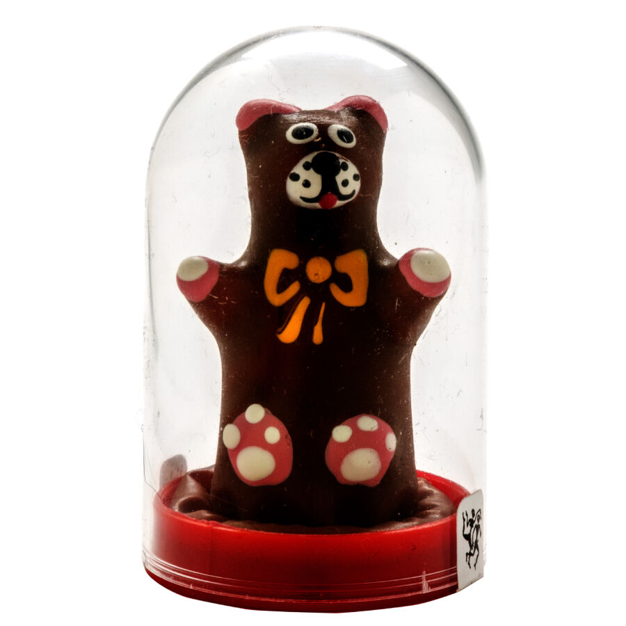 Preservativo decorativo CONDOMERIE pintado à mão com motivo de urso de peluche