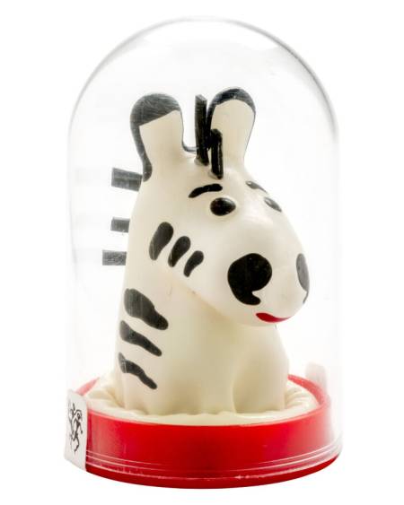 Preservativo decorativo CONDOMERIE pintado à mão com padrão de zebra