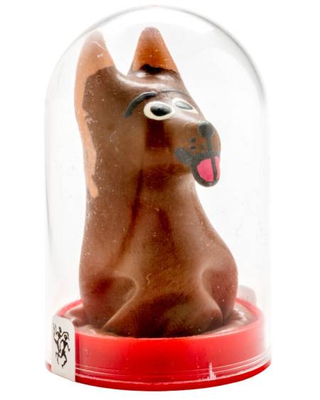 Preservativo decorativo CONDOMERIE com motivo de cão, pintado à mão