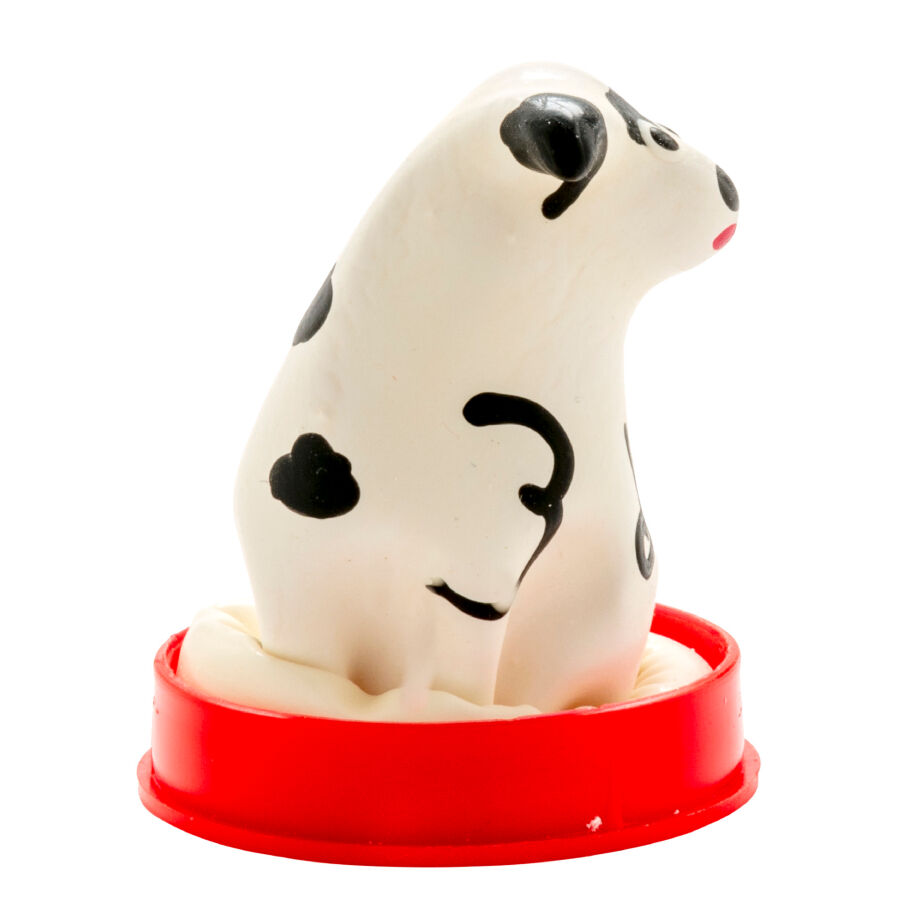 CONDOMERIE - PRESERVATIVO DECORATIVO PINTADO A MANO PERRO DÁLMATA