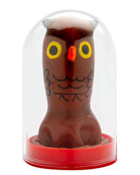 Preservativo decorativo CONDOMERIE com motivo de coruja, pintado à mão