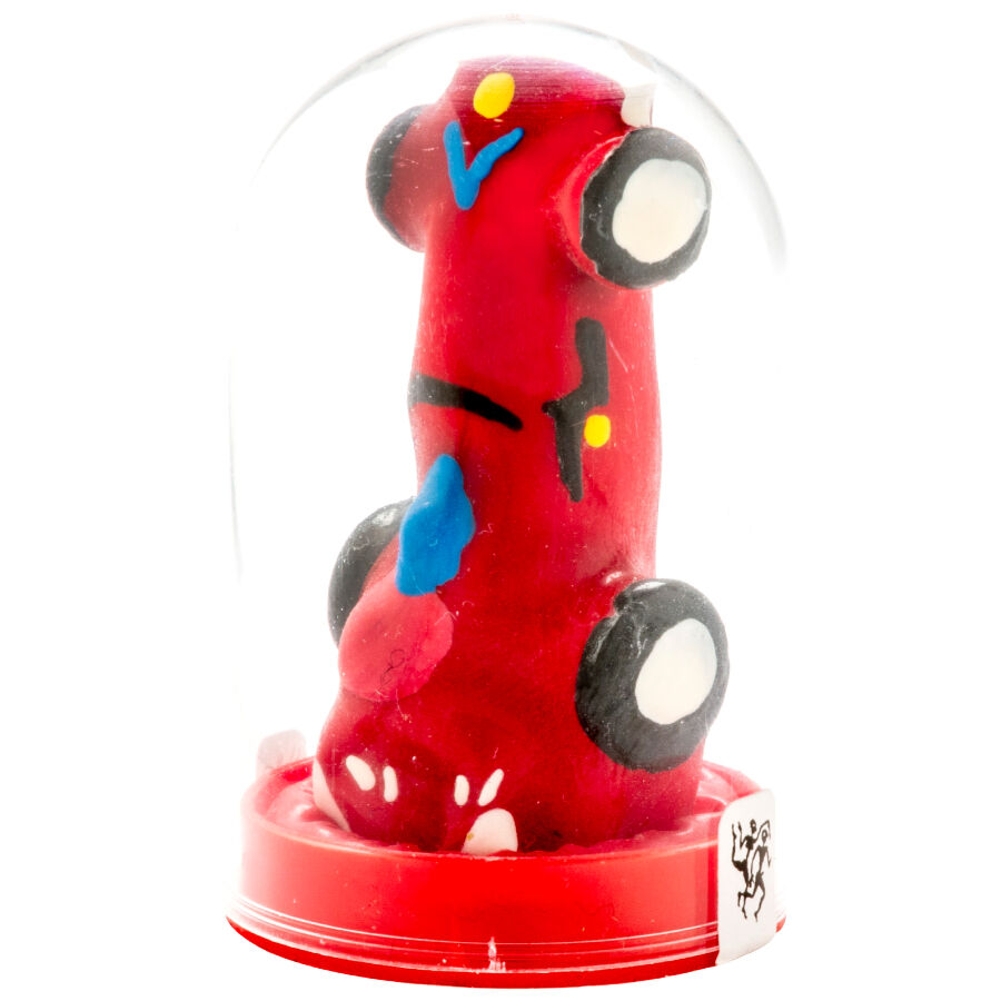 Preservativo decorativo CONDOMERIE pintado à mão com motivo de carro de corridas
