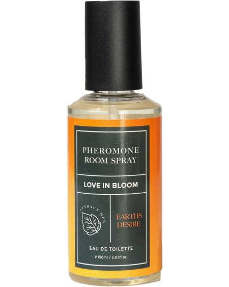 Spray de ambiente EYE OF LOVE Bloom Sativa Earths Desire, frasco de 150 ml
