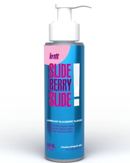 Lubrificante íntimo INTT RELEASES à base de água, com sabor a amora, 100 ml