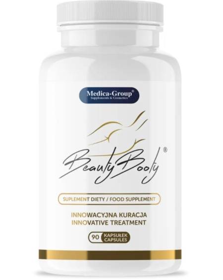 BeautyBooty, suplemento alimentar em cápsulas para mulheres da MEDICA GROUP