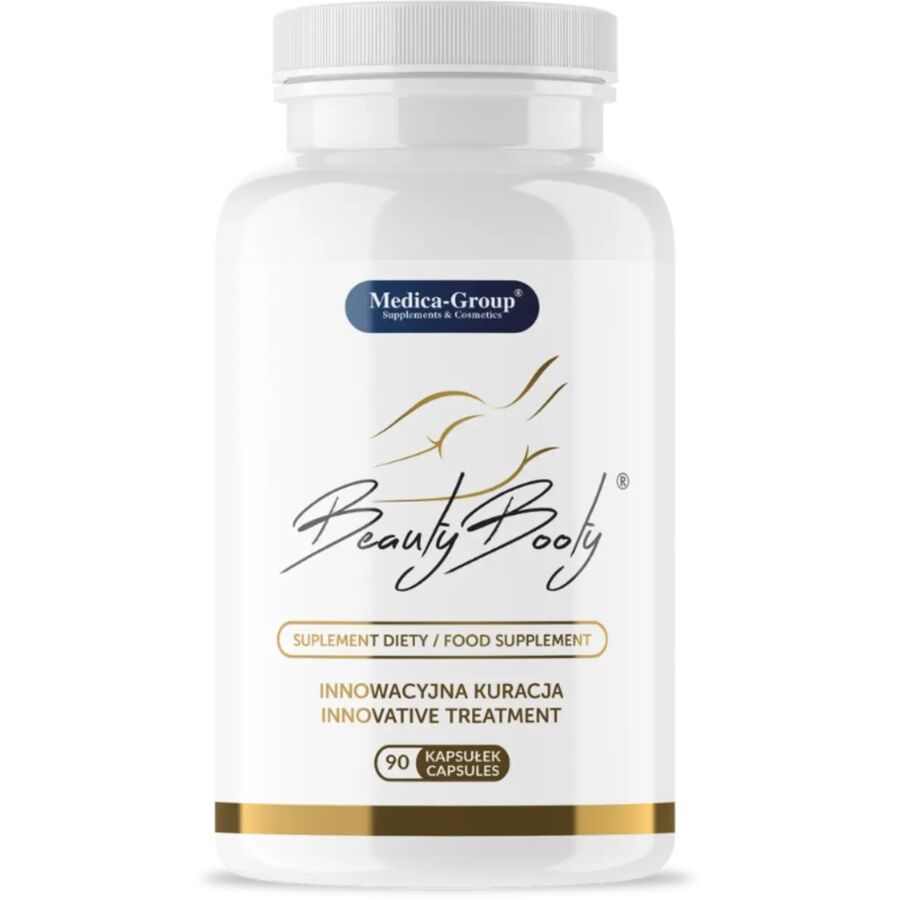 BeautyBooty, suplemento alimentar em cápsulas para mulheres da MEDICA GROUP