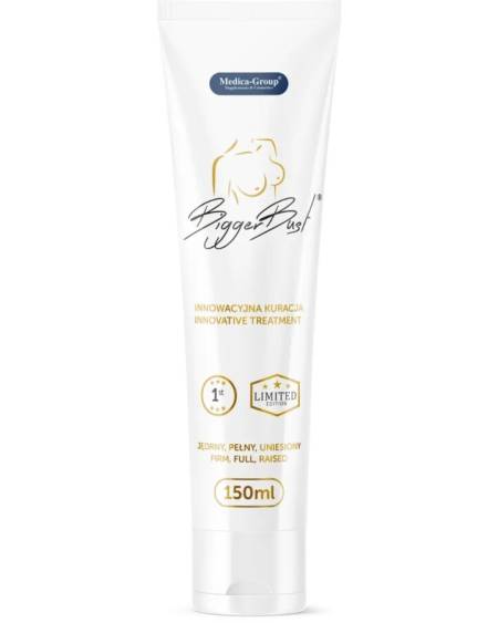 Sérum para seios BiggerBust MEDICA GROUP, embalagem de 150 ml